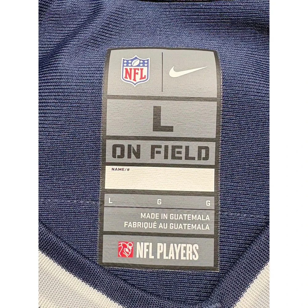 Nike NFL Dallas Cowboys Ezekiel Elliott 21 Jersey Navy Blue Mens Large 67NM-DCGH